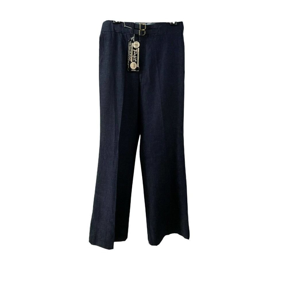 Lord Isaacs Vintage 70s Wide Leg Denim Trouser Jean Pants Junior 15/16 Deadstock